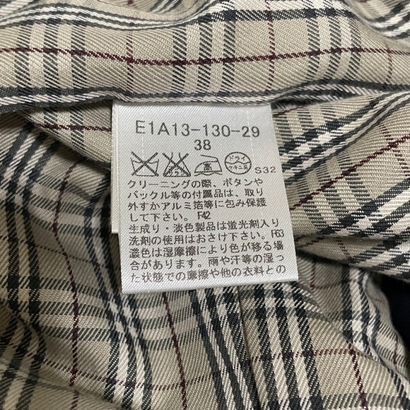 Burberry Blue Label Crestbridge Navy Double-Breasted Women's Jacket - Picture 8 of 11